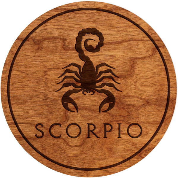Zodiac Coaster - Scorpio Coaster Shop LazerEdge Cherry Picture 