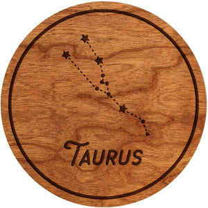 Zodiac Coaster - Taurus Coaster Shop LazerEdge Cherry Constellation 