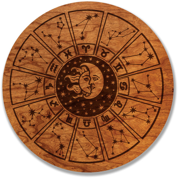 Zodiac Coaster - Zodiac Wheel Coaster Shop LazerEdge Cherry 