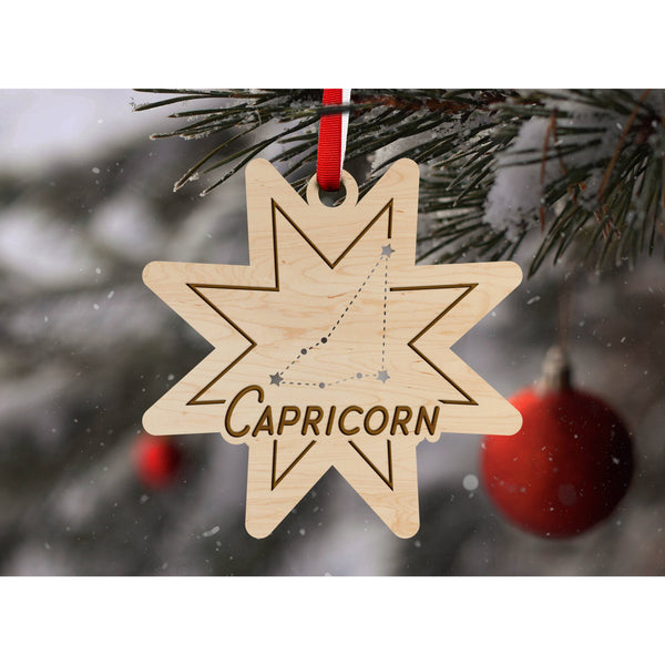 Zodiac Ornament - Capricorn Ornament LazerEdge 