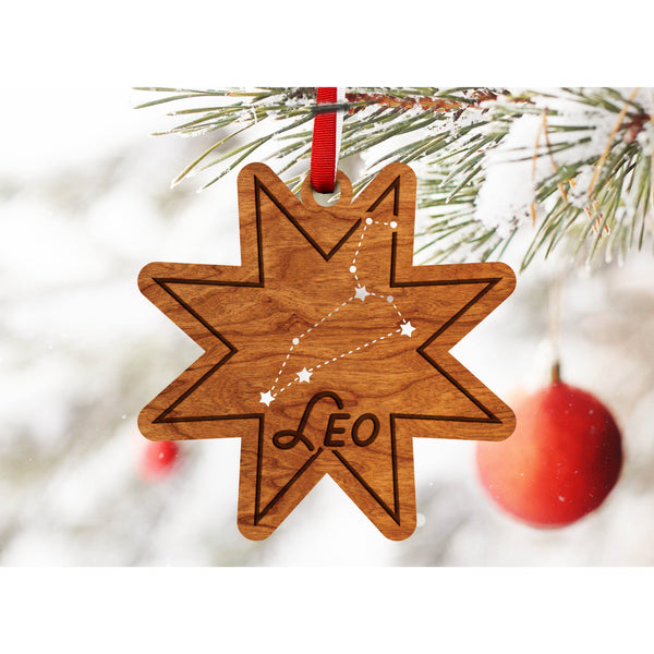 Zodiac Ornament - Leo Ornament LazerEdge 