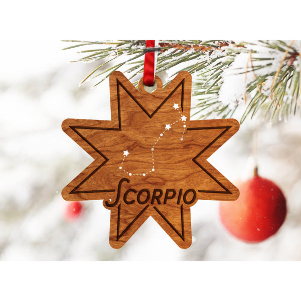 Zodiac Ornament - Scorpio Ornament LazerEdge 